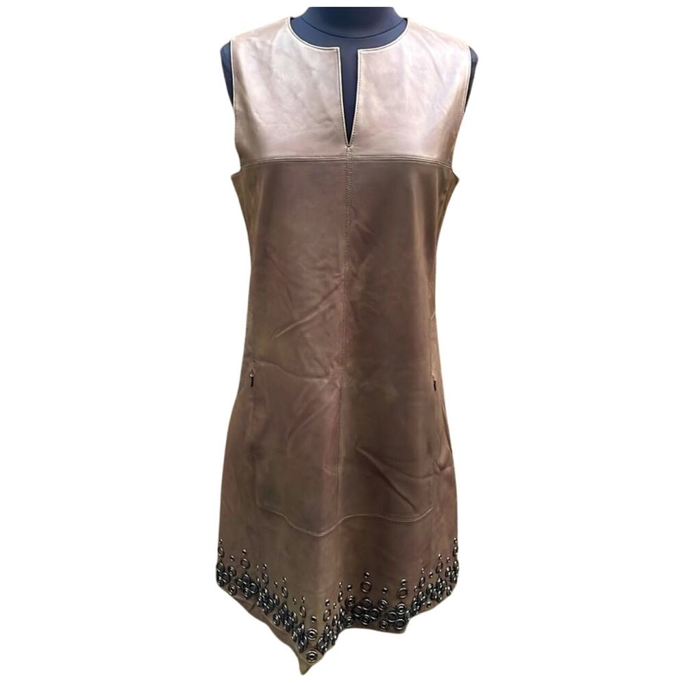 Elie Tahari leather dress